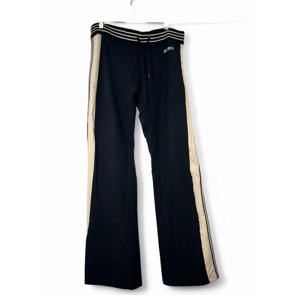 BCBG Max Azria Top Pant Track Suit 2 Piece Set Wide Leg Jacket Women's M - Picture 5 of 7